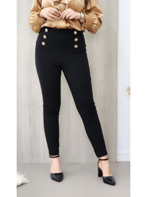 Legging avec bouton