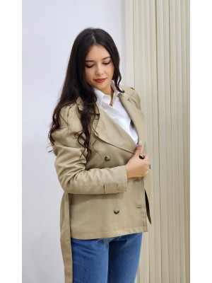 trench court pour femme