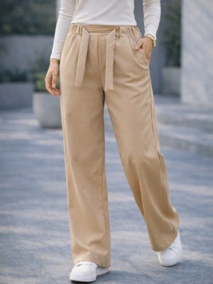 Pantalon avec ceinture