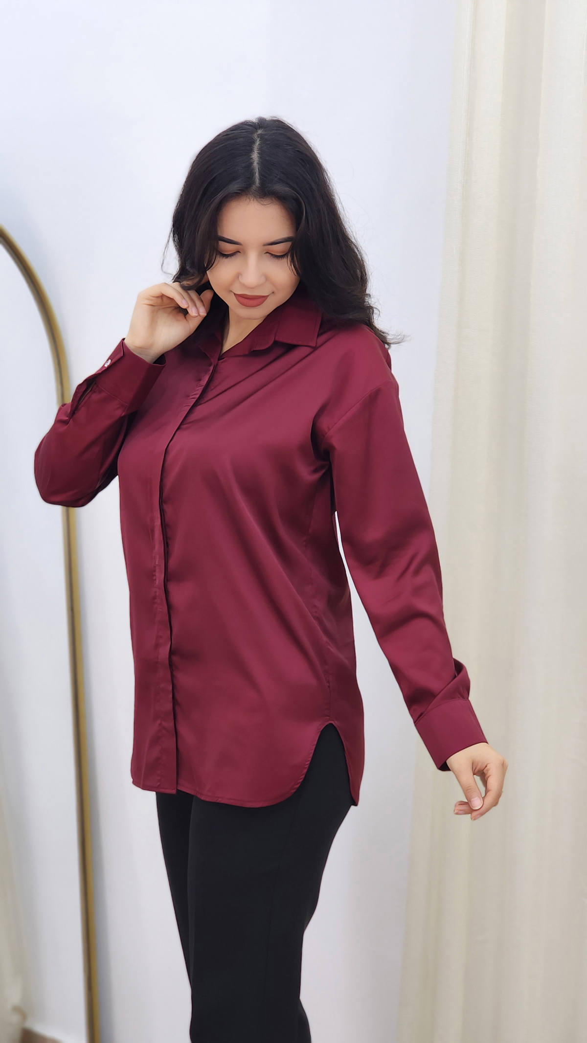 Chemise satiné
