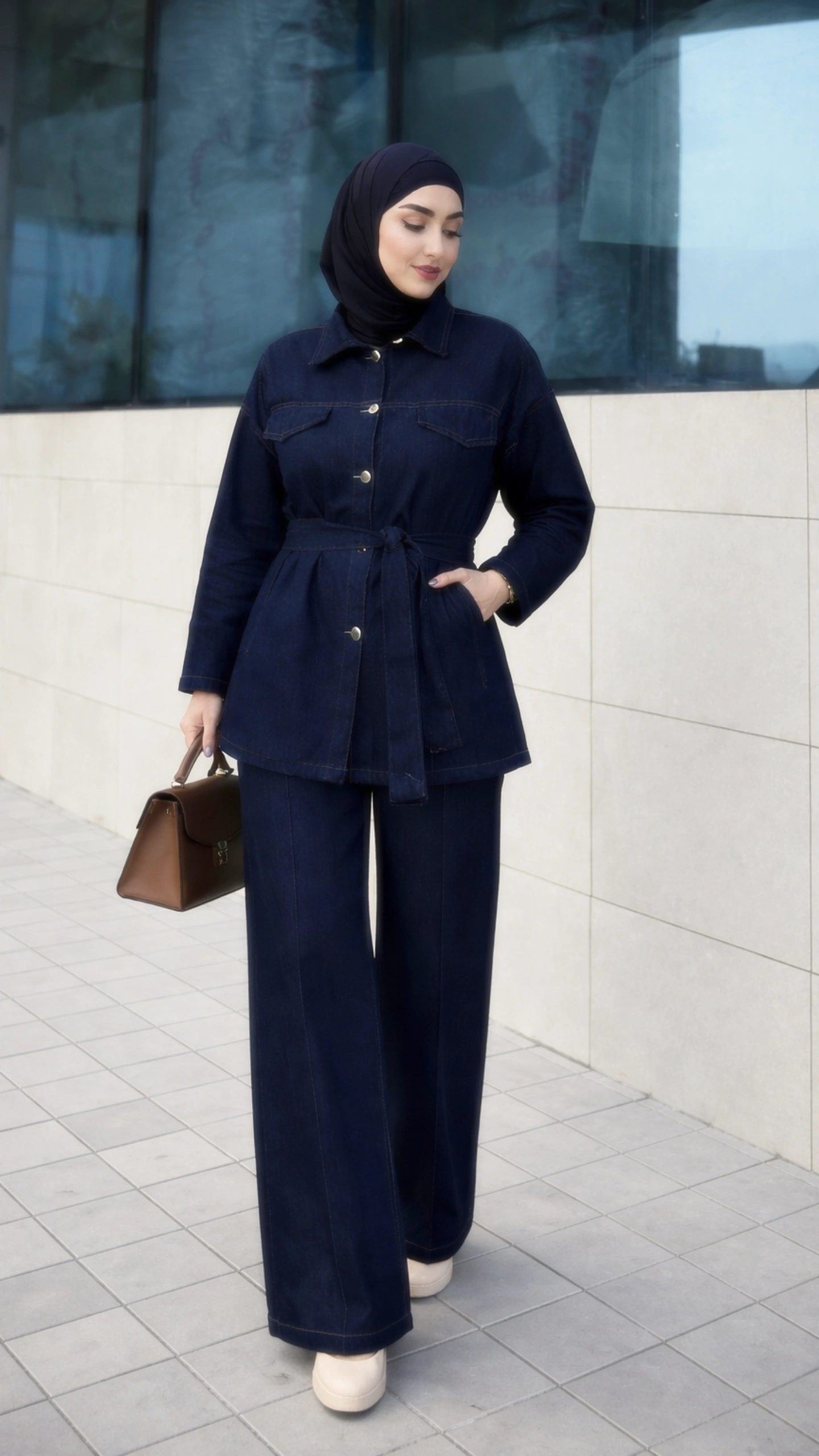 Ensemble Denim Élégance Grand Taille
